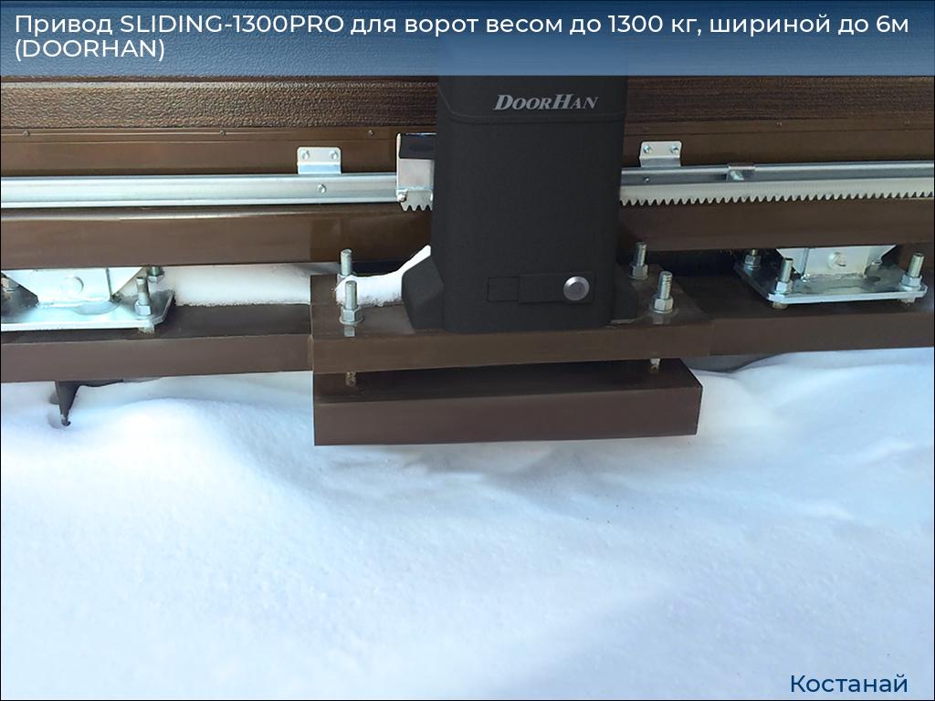 Привод SLIDING-1300PRO для ворот весом до 1300 кг, шириной до 6м (DOORHAN), kostanaj.doorhan.ru