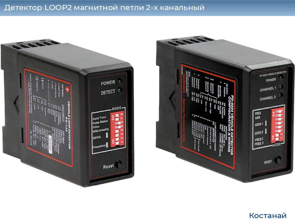 Детектор LOOP2 магнитной петли 2-x канальный, kostanaj.doorhan.ru