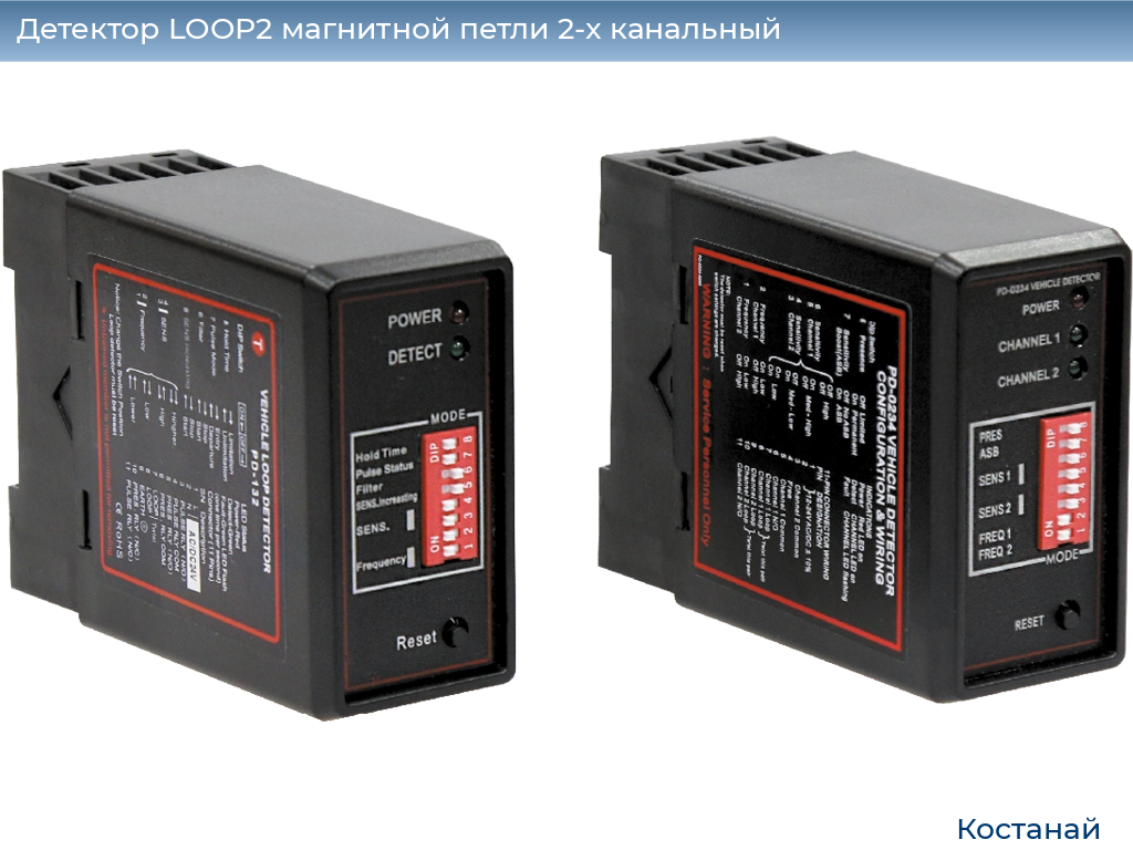 Детектор LOOP2 магнитной петли 2-x канальный, kostanaj.doorhan.ru